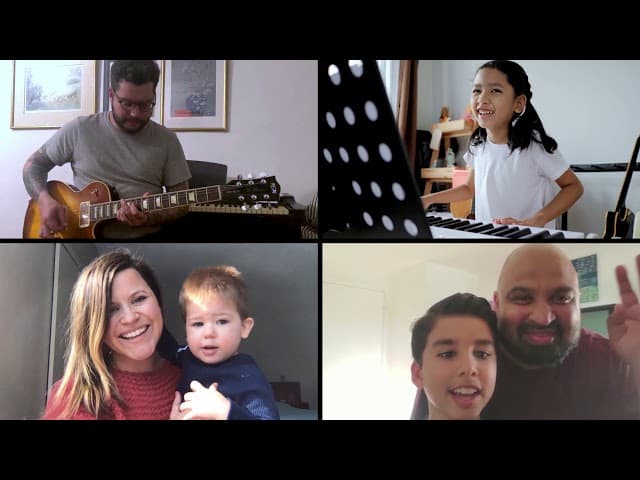 Sobeys team video call showing employees together